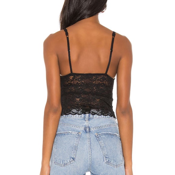 Cosabella (Revolve) Shortie Crop Camp- Size medium. Black. - Picture 2 of 5